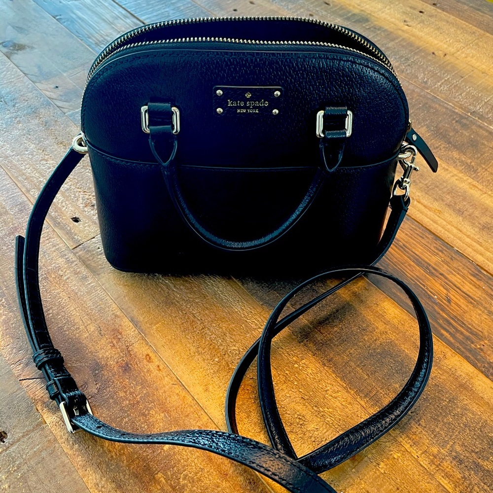 Kate Spade black Grove Street Carli mini handbag